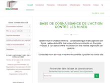 Tablet Screenshot of bibliomines.org